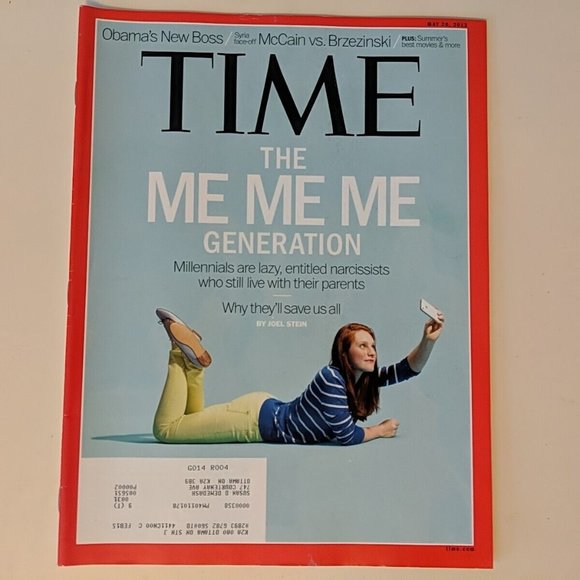 Time The Me Me Me Generation May 20 2013 Vol 181 No. 19 - Picture 1 of 16